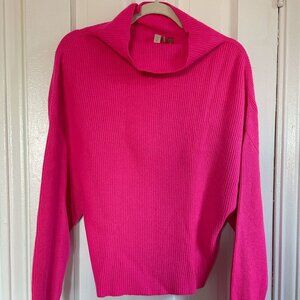 Like New - Pilcro 100% Cashmere Sweaters Anthropologie - Bright Pink Size Medium